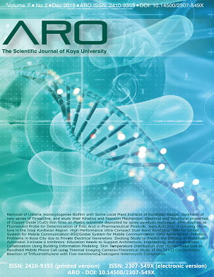 ARO Journal: Volume 7, No. 2 (2019)