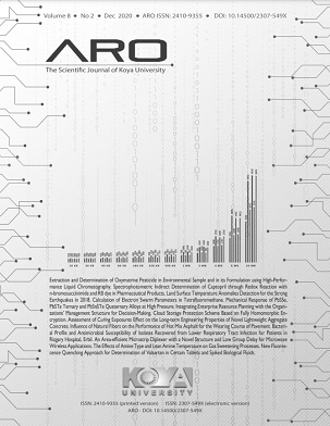 ARO Journal: Volume 8, No. 2 (2020)