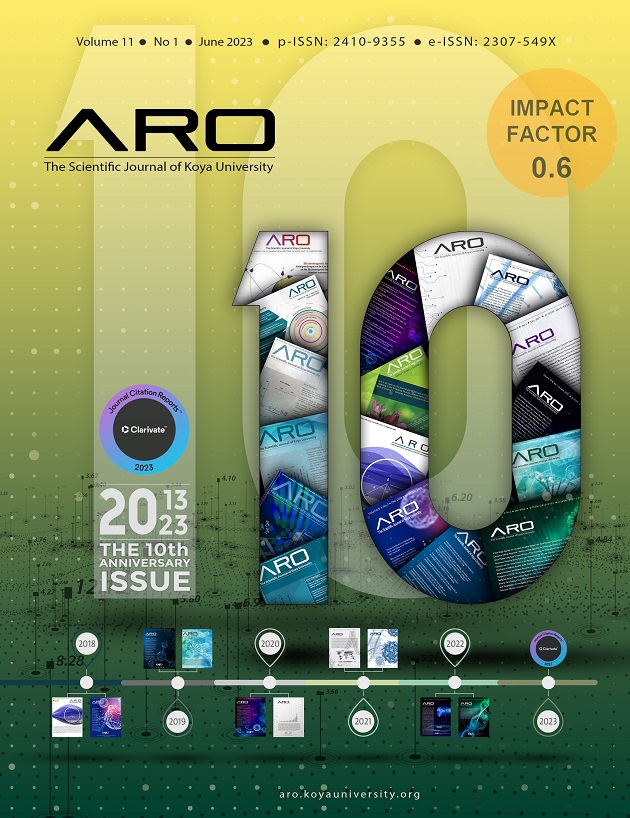ARO Journal: Volume 10, No. 1 (2023)